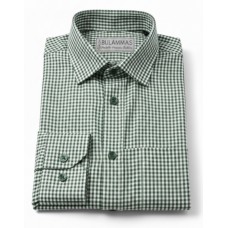 Classic Green Check Cotton Shirt