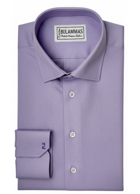 Medium Purple Cotton Shirt