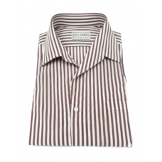 Red Stripe Short Sleeve Cotton Shirt Red Stripe Short Sleeve Cotton Shirt