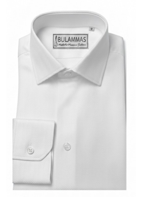 White Fishbone Shirt 