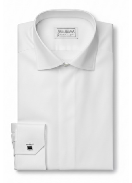 Classic White French Cuff Cotton Shirt Classic White French Cuff Cotton Shirt