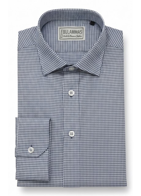 Blue Dots Cotton Shirt Blue Dots Cotton Shirt