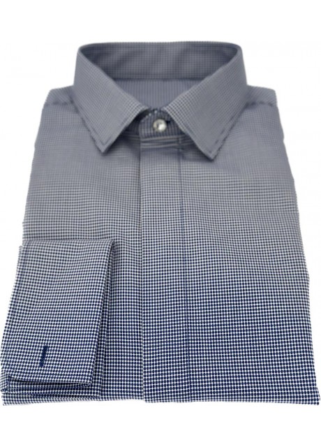 Blue Dots Cotton Shirt