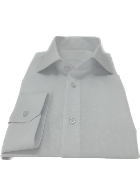 White Pattern Cotton shirt