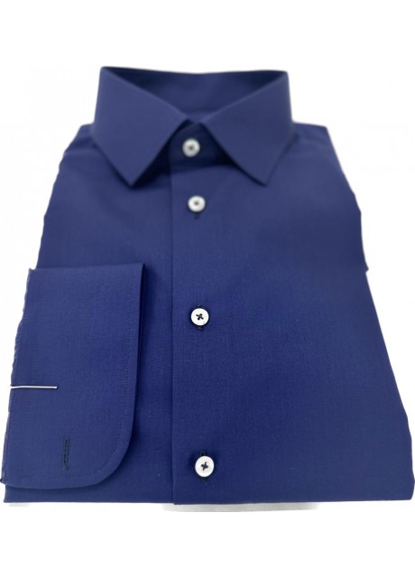 Navy Blue Cotton shirt