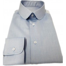  Light Blue Pin Stripe Cotton Shirt