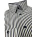 Black-Brown Pin Stripe Cotton Shirt
