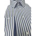 Navy Blue Middle Stripe Cotton Shirt