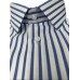 Navy Blue Middle Stripe Cotton Shirt