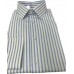 Navy Blue Middle Stripe Cotton Shirt