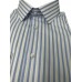 Navy Blue Middle Stripe Cotton Shirt