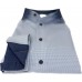 Blue Small Checks Cotton Shirt - contrasts