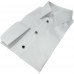 White Cotton Shirt - band collar