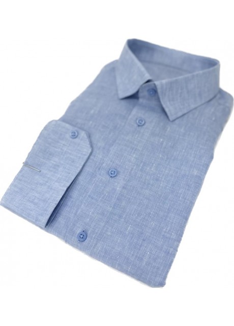 Light Blue Linen Shirt