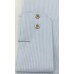 Light Blue Small Stripe Cotton Shirt