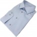 Light Blue Small Stripe Cotton Shirt