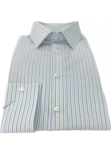   White Stripe Cotton Shirt