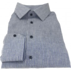 Blue Pin stripe Linen shirt