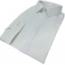 White Plain Cotton Shirt - hidden closure