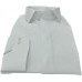 White Plain Cotton Shirt - hidden closure