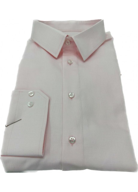 Pink Structured Cotton Shirt 