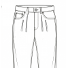 JFP3 Jeans with 2 pleats 