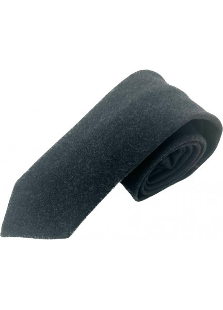 Dark Grey Wool  Tie